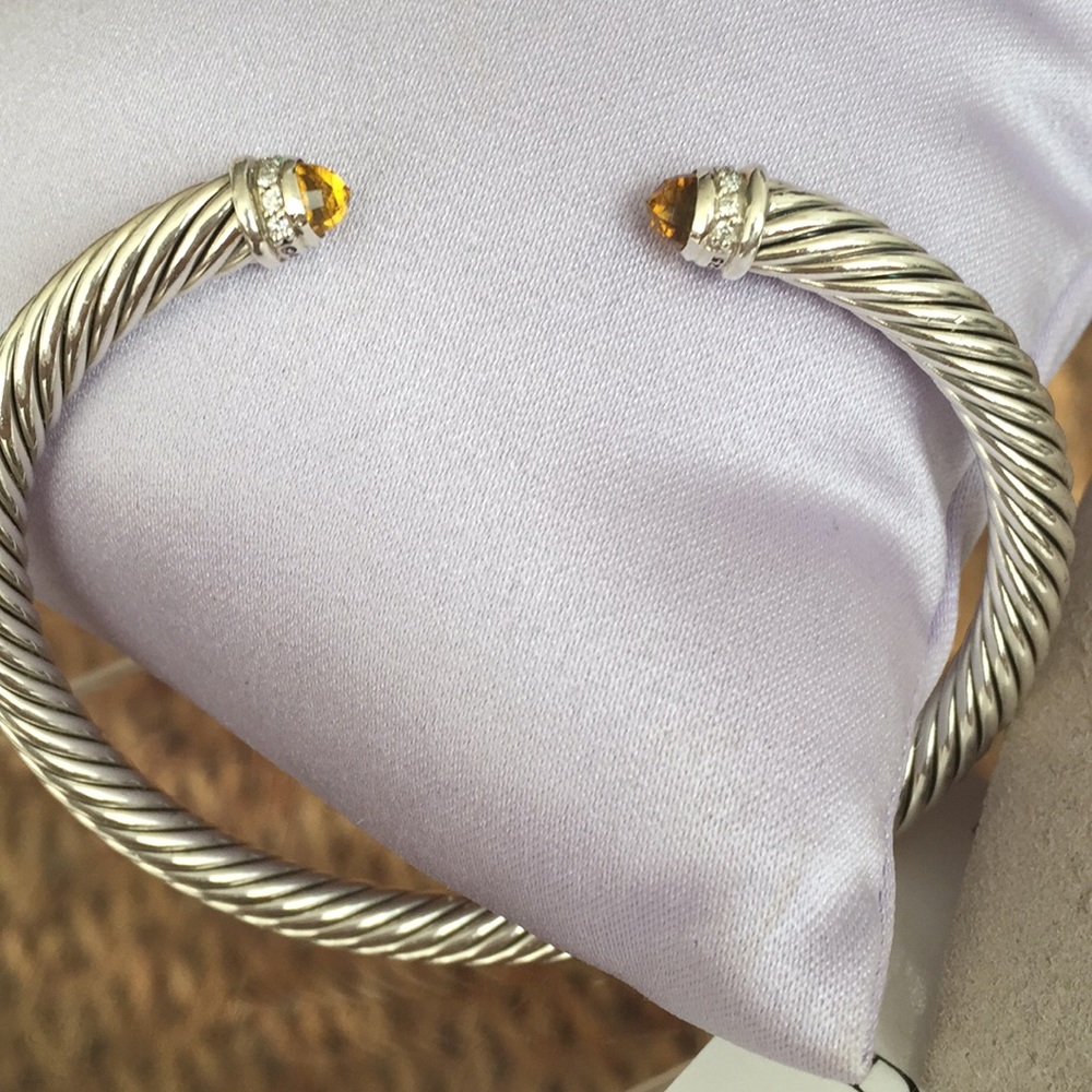 David Yurman Celestial Citrine Diamond Bracelet